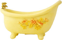 yellow bathtub