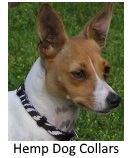Eco-friendly Hemp Dog Collars Natural eco-friendly hemp dog collars
