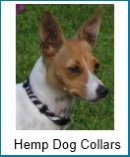 Natural hemp dog collars eco-friendly hemp dog collars