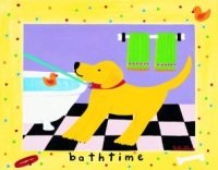 dog bath time art print bath time dog art print