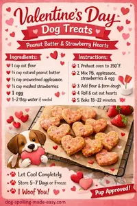 valentine's day dog treats recipe