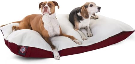Two dog pillow bed