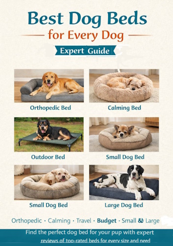 dog beds infographic