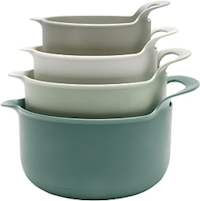 mixing bowls in colored set