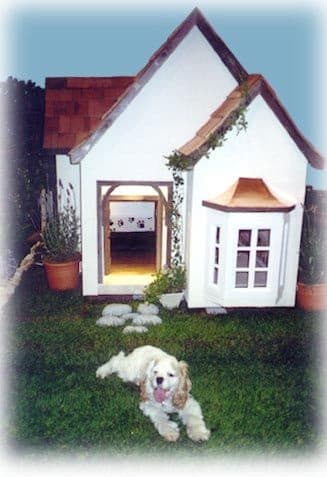 luxury dog house, custom made