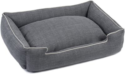 wool bolster dog sofa bed by Jax and Bones