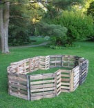 lawn care and dog urine protecting one area fenced off