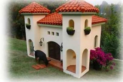 Spanish Style Custom Dog House