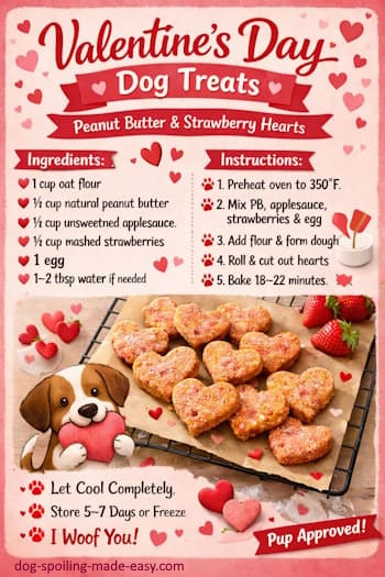 valentine's day dog treats recipe